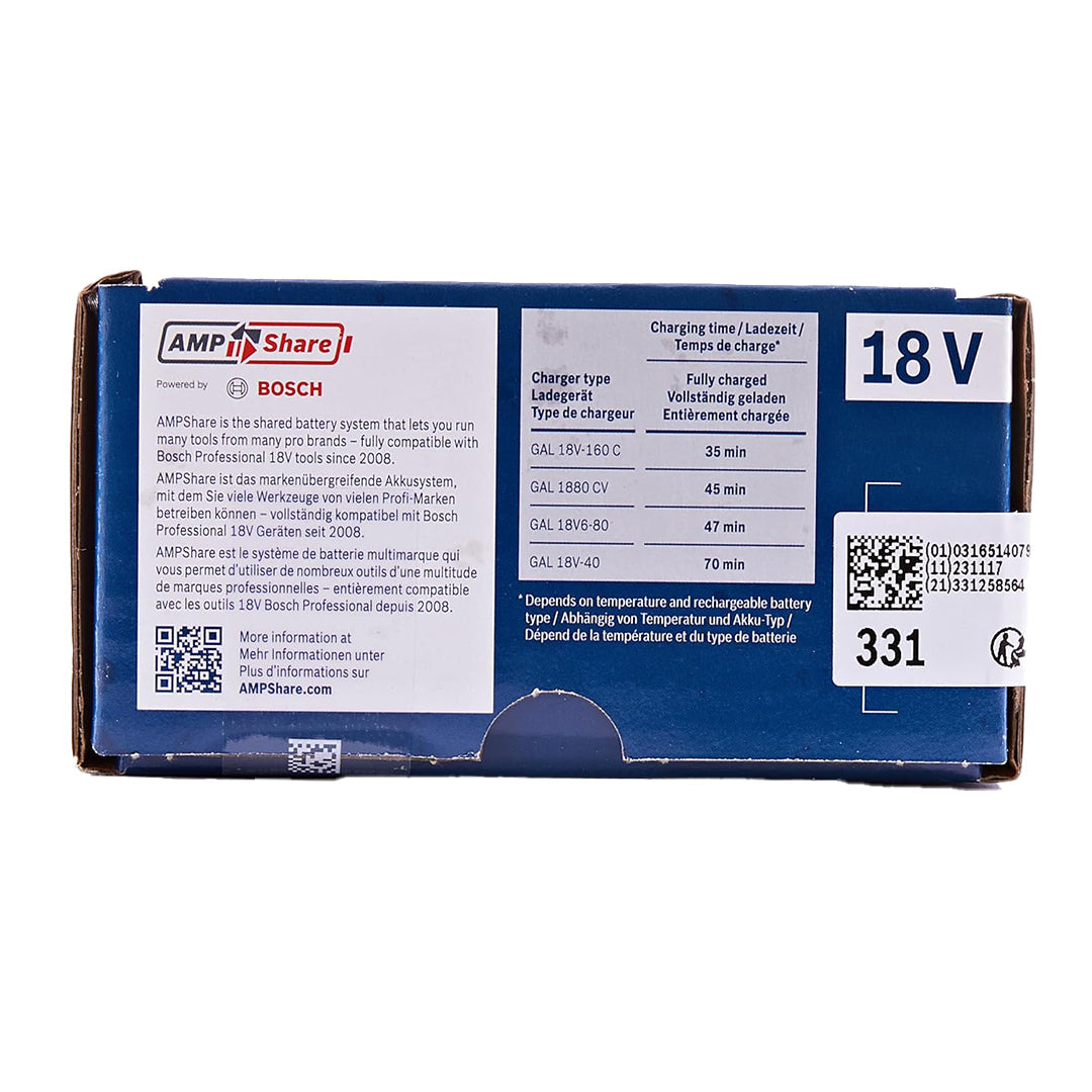 Bosch 18V Twin Battery Pack ā 5.0Ah Li-Ion (Pro Range)