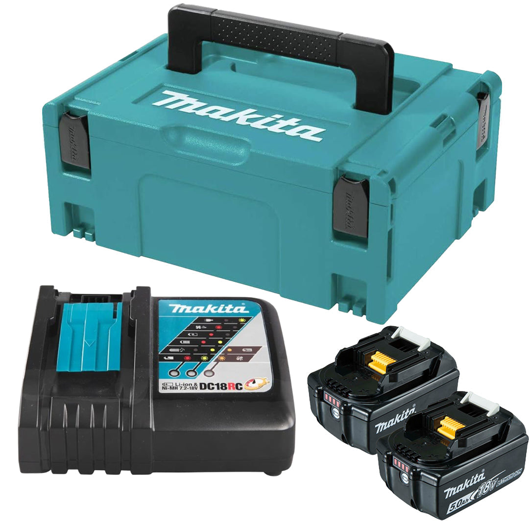 Makita 18V Battery & Charger Set ā Includes Carry Case | Portable Power Solution
