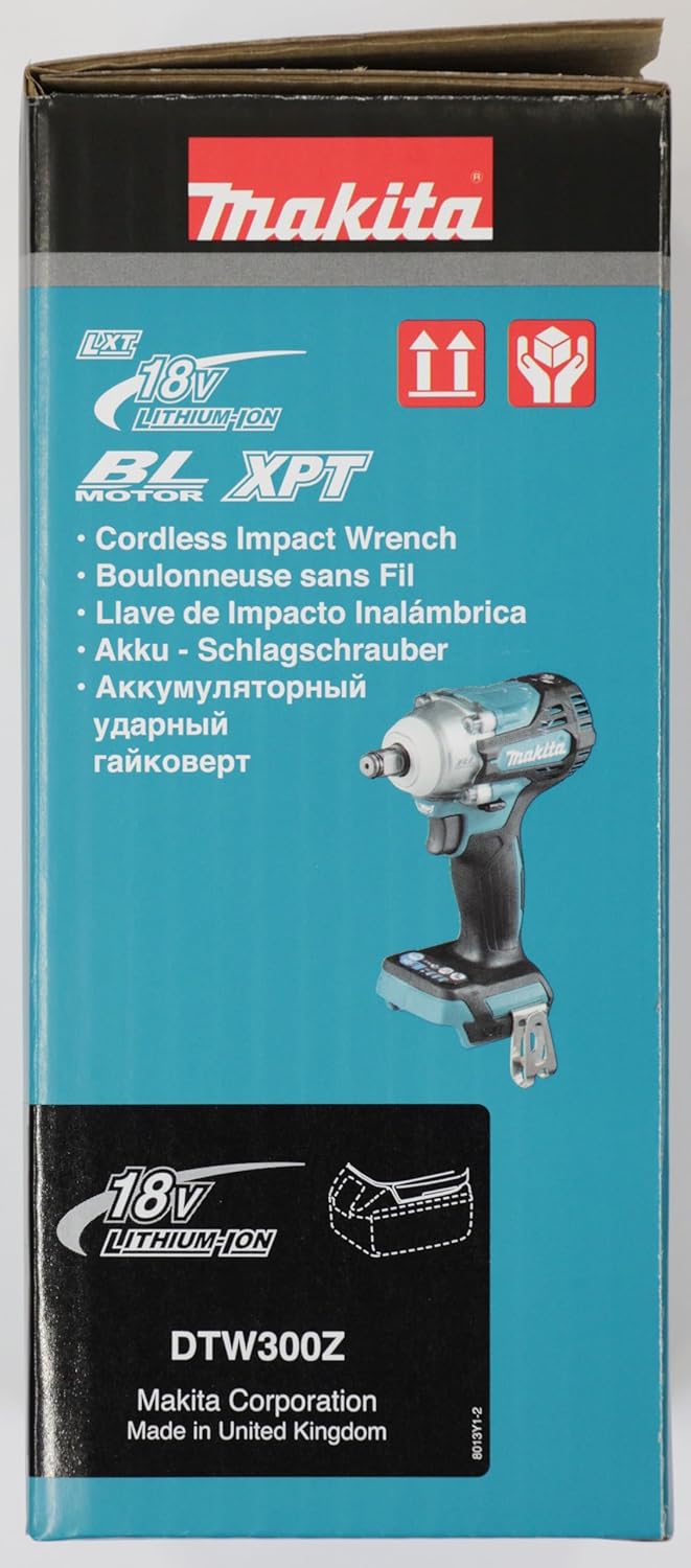 Makita 18V Brushless Impact Wrench DTW300Z β Compact Power, Body Only