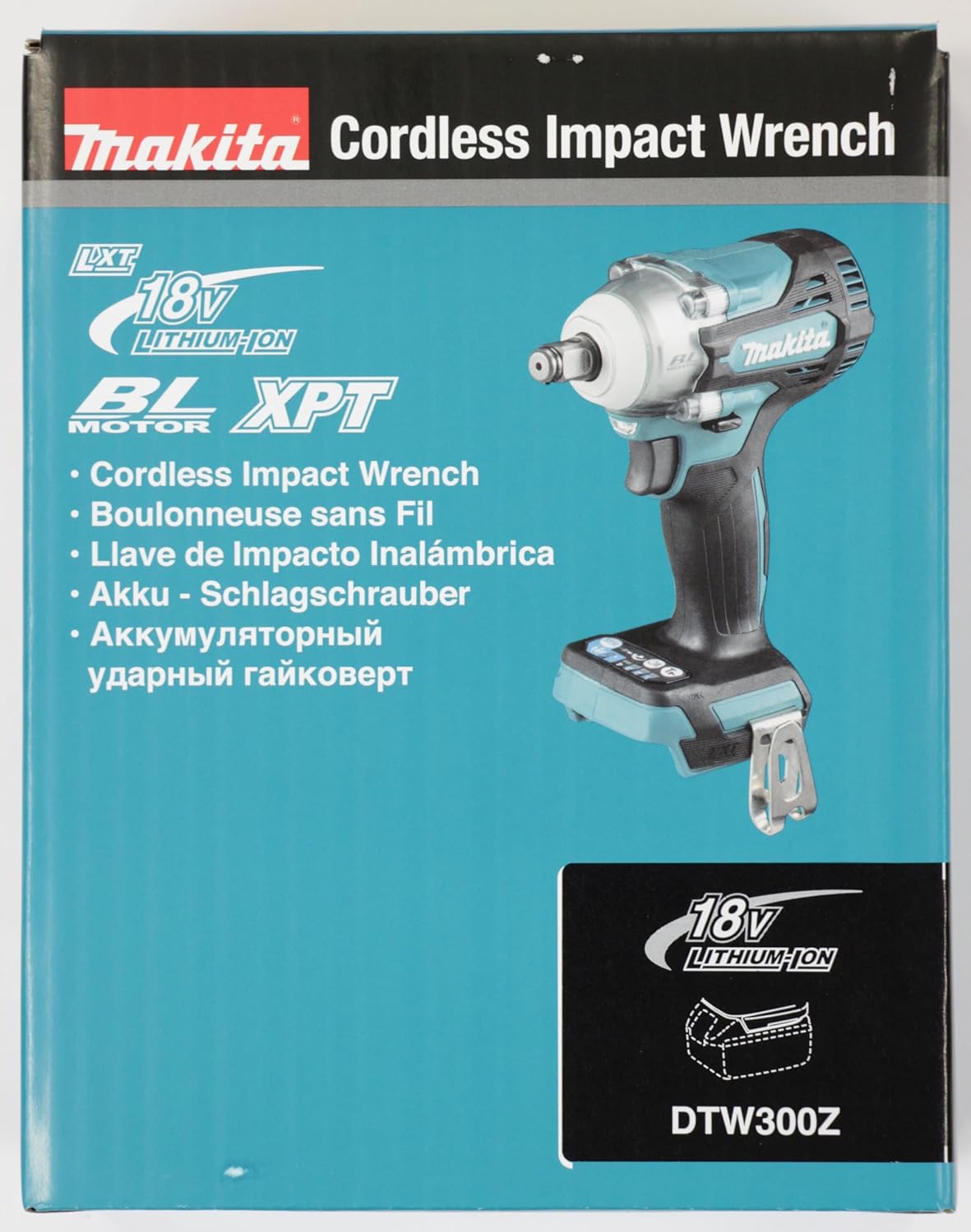 Makita 18V Brushless Impact Wrench DTW300Z β Compact Power, Body Only